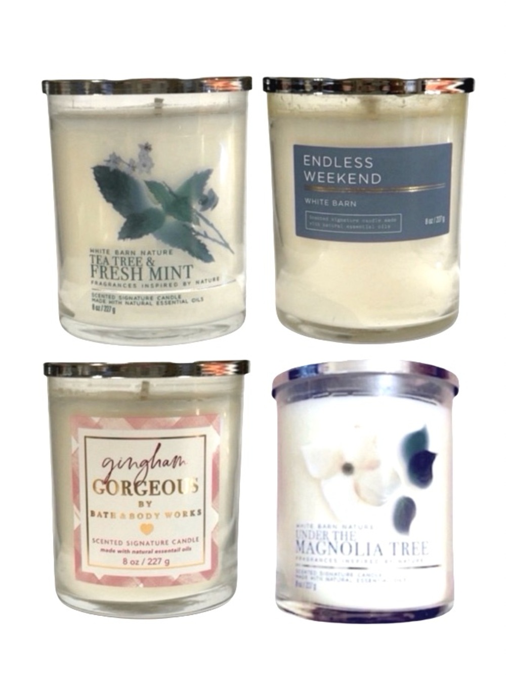 4 Bath and Body Works Candle